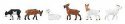 Goats -- pkg(6), HO, Faller Gmbh 151911