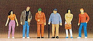 Pedestrians -- Standing, HO, Preiser Kg 10117