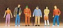 Pedestrians -- Standing, HO, Preiser Kg 10117