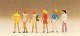 Pedestrians -- Group of Girls, HO, Preiser Kg 10122