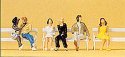 Pedestrians -- Couples Seated, HO, Preiser Kg 10180