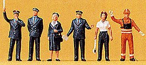 Railroad Personnel -- 1989 Railroad Personnel, HO, Preiser Kg 10236