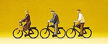Recreation & Sports 1:120 TT Scale -- Bike Riders on Bicycles, TT, Preiser Kg 75013
