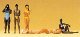 Recreation & Sports -- Female Bathers pkg(5), HO, Preiser Kg 10309