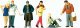 Pedestrians -- On the Street pkg(6), HO, Preiser Kg 10591