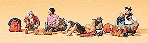 Pedestrians -- Resting Wanderers, N, Preiser Kg 79159