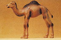 Wild Animal Figures, 1/24 - 1/25 Scale -- Camel Calf (1 Hump), 1/25, Preiser Kg 47532