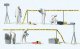 Crime Scene Investigation -- 5 Figures, Detail Accessories, HO, Preiser Kg 10800