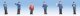 Working People -- German Railway Officials pkg(6), Z, Noch Gmbh & Co 44200