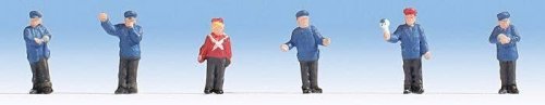 Working People -- German Railway Officials pkg(6), Z, NOCH 44200