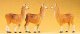 Animals -- Llamas pkg(3), HO, Preiser Kg 20389
