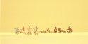 Children -- Assorted Babies pkg(9), HO, Preiser Kg 10529