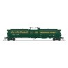 High-Capacity Cryogenic Tank Car - Ready to Run -- Air Products (green, yellow), HO, Broadway Limited Imports 8040