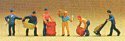 Railroad Personnel -- Freight Loaders, N, Preiser Kg 79016