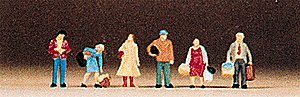 Passengers -- Waiting, N, Preiser Kg 79017