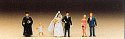 Wedding Group -- Protestant pkg(6), N, Preiser Kg 79057