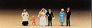 Wedding Group -- Catholic pkg(6), N, Preiser Kg 79058