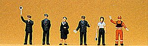 Railroad Personnel -- 1989 pkg(6), N, Preiser Kg 79060