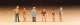 Recreation & Sports -- People at a Grill Party, N, Preiser Kg 79073
