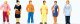 Pedestrians -- Standing Women pkg(6), N, Preiser Kg 79222