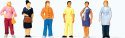 Pedestrians -- Standing Women pkg(6), N, Preiser Kg 79222