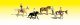 Horseback Riders - Scenic Accents(R) -- pkg(4), N, Woodland Scenics 2159