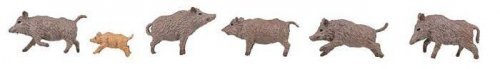 Wild Boars -- pkg(6), HO, Faller Gmbh 151925