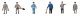 Steam Locomotive Crew -- pkg(6), N, Faller Gmbh 155610