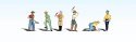 Scenic Accents(R) -- Track Workers pkg(6), HO, Woodland Scenics 1865