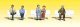 Scenic Accents(R) Figures -- Passengers pkg(6), N, Woodland Scenics 2190
