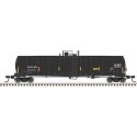 ACF 23,500-Gallon Tank Car - Ready to Run - Master(R) -- GLNX 2520 (black, reporting marks only, yellow conspicuity marks), HO, 