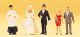 Wedding Participants -- Catholic, HO, Preiser Kg 14058