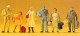 Passengers pkg(6), HO, Preiser Kg 14133