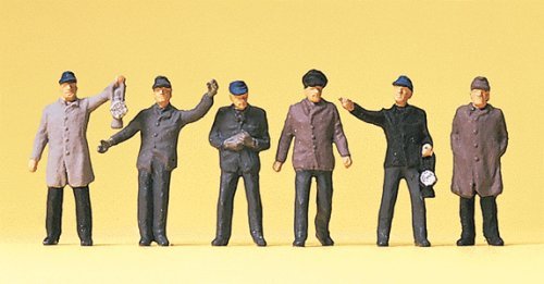 Working People -- Railway Shunters DB, HO, Preiser Kg 14018