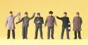 Working People -- Railway Shunters DB, HO, Preiser Kg 14018