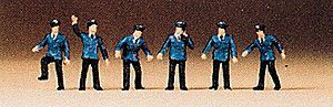 Railroad Personnel -- German, DB, N, Preiser Kg 79012