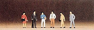 Pedestrians -- Standing Japanese, N, Preiser Kg 79206