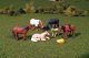 Horses - SceneScapes(TM) -- pkg(6), HO, Bachmann Industries 33119