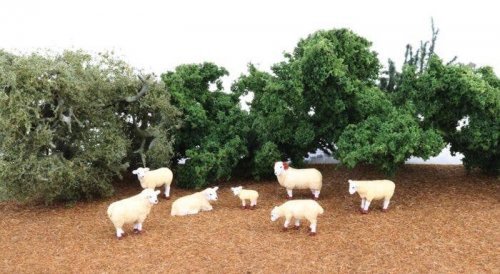 Sheep pkg(7), HO, Bachmann Industries 33122