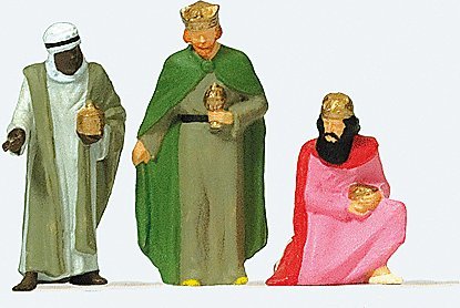 The Three Wise Men, HO, Preiser Kg 29092