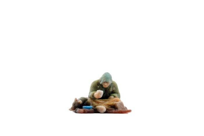 Homeless Person - Color 3D Print, HO, Noch Gmbh & Co 10442