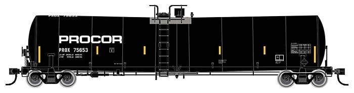 Trinity 25,000-Gallon Tank Car - Ready to Run -- Procor 75653, HO, WalthersMainline 48230
