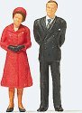 Historic People -- Her Magesty, the Queen Elizabeth II & Prince Philip, Duke of Edinburgh, HO, Preiser Kg 28132