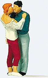 Kissing Couple, HO, Preiser Kg 28122