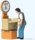 Despatch - Parcel Handler Individual Figure, HO, Preiser Kg 28244