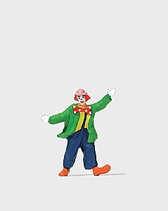 Individual Figure -- Clown w/Bowtie, HO, Preiser Kg 29086