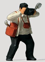 Individual Figures - Working People -- Photographer, HO, Preiser Kg 28069