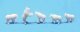 Unpainted 3D-Printed Figures -- Mountain Goats (Assorted) pkg(5), HO, All Scale Miniatures 870964