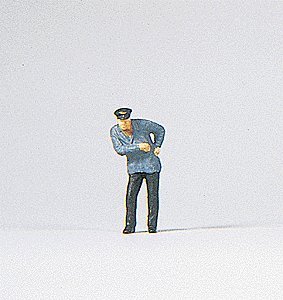 Individual Figure - Railroad Personnel -- Engineer, HO, Preiser Kg 28038