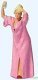 Woman Using Hairspray Individual Figure, HO, Preiser Kg 28229